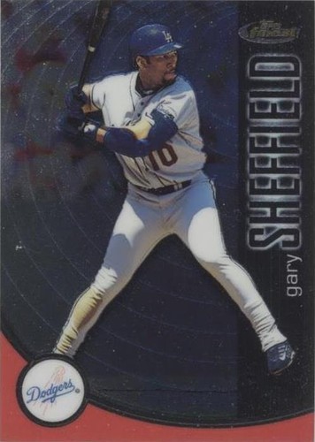 2001 Topps Finest - Gary Sheffield #56