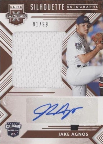 2018 Panini Elite Extra Edition - Jake Agnos #UCSA-JA