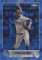 2022 Topps Chrome Update Series Sapphire Edition - Sergio Romo #US322