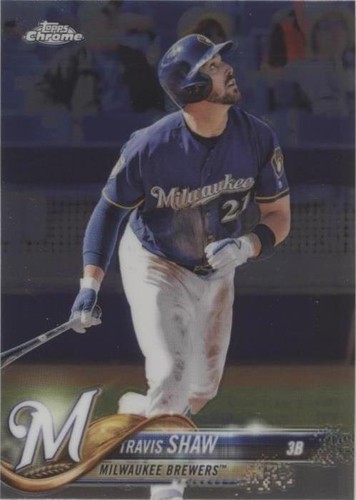 2018 Topps Chrome - Travis Shaw #105