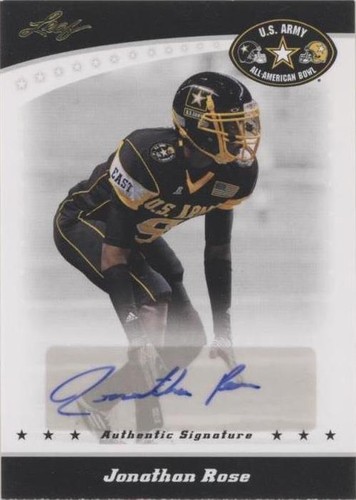 2011 Leaf U.S. Army All-American Bowl Jonathan Rose #BA-JR2