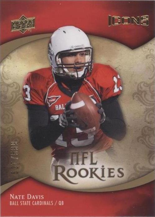 2009 Upper Deck Icons Nate Davis #133