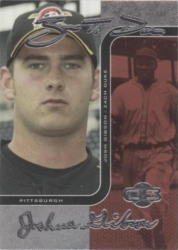 2006 Topps Co-Signers - Josh Gibson Zach Duke #77-A