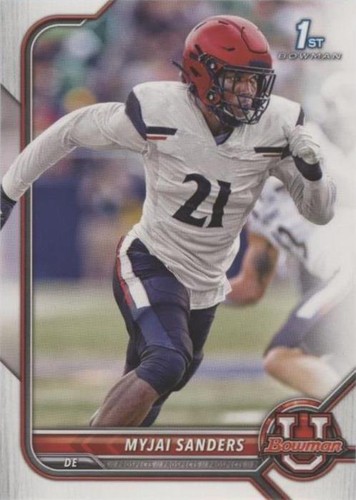 2021-22 Bowman University Myjai Sanders #16