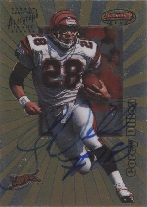 1998 Bowman's Best Corey Dillon #3A