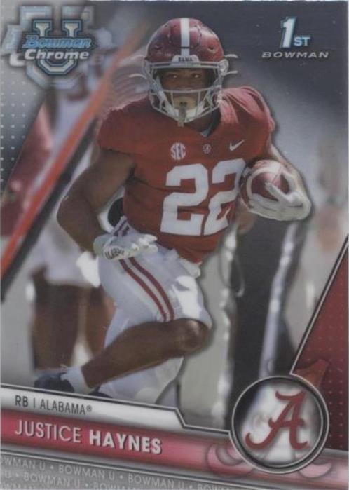 2023 Bowman University Chrome Justice Haynes #85