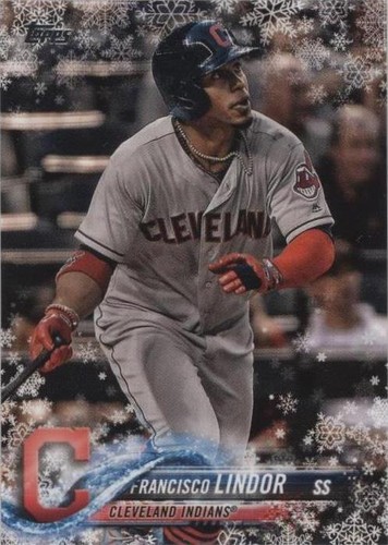 2018 Topps Holiday - Francisco Lindor #HMW154