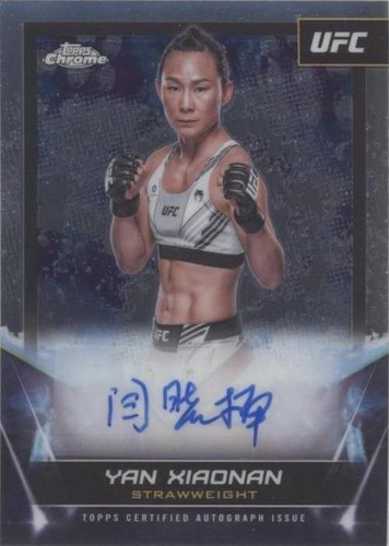 2024 Topps Chrome UFC - Yan Xiaonan #FNA-YXI