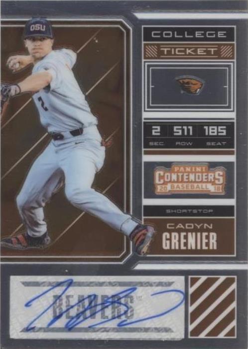 2018 Panini Elite Extra Edition - Cadyn Grenier #CG