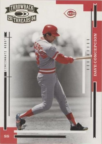 2004 Donruss Throwback Threads - Dave Concepcion #212