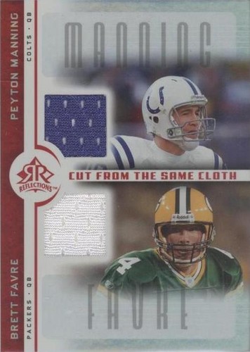 2005 Upper Deck Reflections Brett Favre Peyton Manning #CC-MF