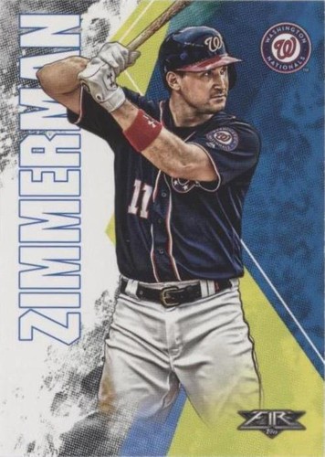 2019 Topps Fire - Ryan Zimmerman #124