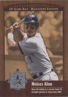 2001 SP Game Bat Edition Milestone - Moises Alou #46