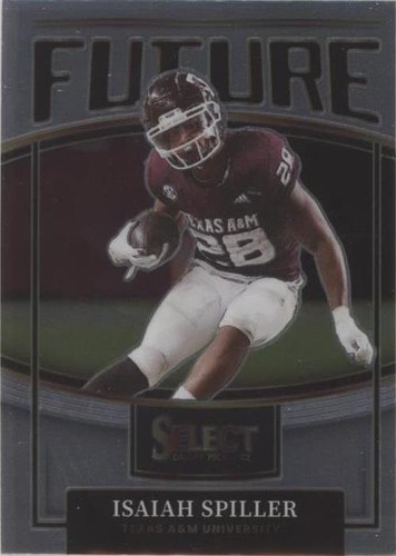 2022 Panini Select Draft Picks Isaiah Spiller #F-IS