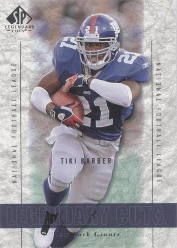 2002 SP Legendary Cuts Tiki Barber #52