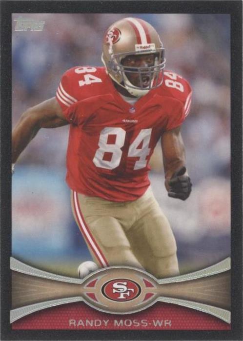 2012 Topps - Black #258 Randy Moss /57 for sale online | eBay