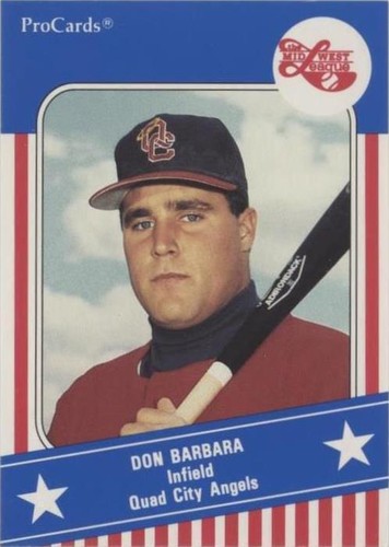 1991 ProCards Midwest League All Star Game - Don Barbara #MWL 24