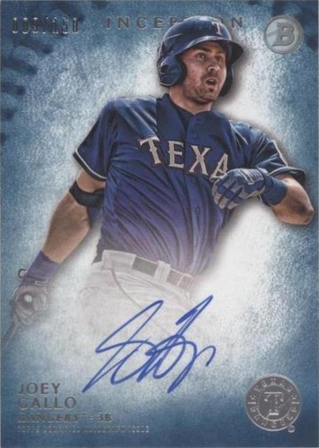 2015 Bowman Inception - Joey Gallo #PA-JG