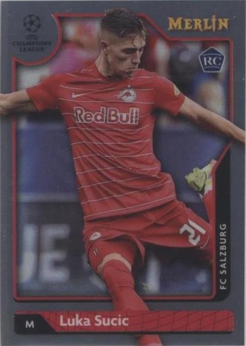 2021-22 Topps Merlin Collection Chrome UCL Luka Sucic #101