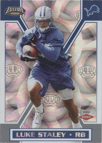 2002 Pacific Exclusive Luke Staley #61