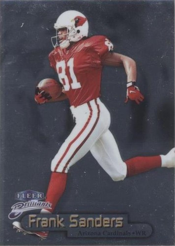 1998 Fleer Brilliants Frank Sanders #33