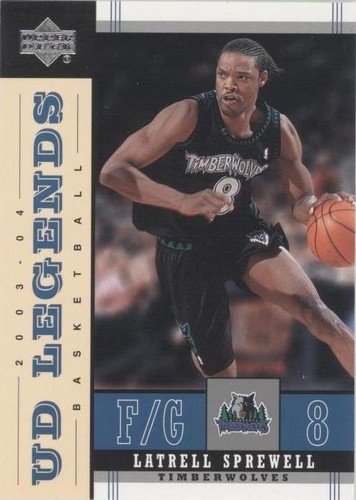 2003-04 Upper Deck UD Legends - Latrell Sprewell #48