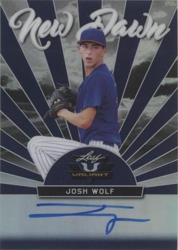 2019 Leaf Valiant - Josh Wolf #ND-JW2
