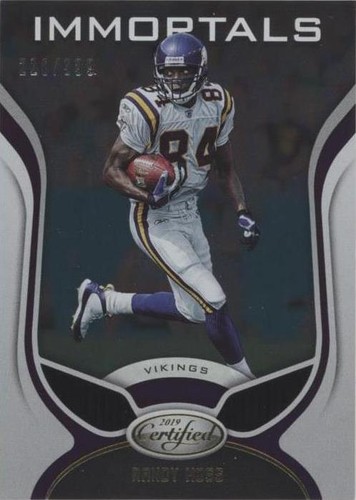 2019 Panini Certified Randy Moss #123