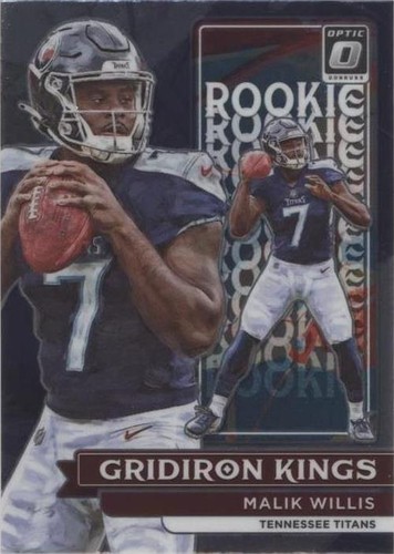 2022 Panini Donruss Optic Malik Willis #RGK-3