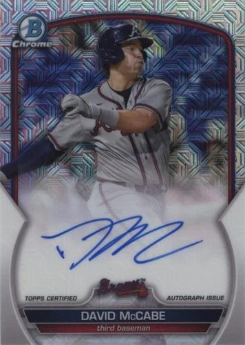 2023 Bowman Chrome - David McCabe #BCMA-DM