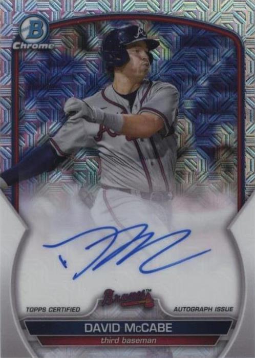 2023 Bowman Chrome - David McCabe #BCMA-DM