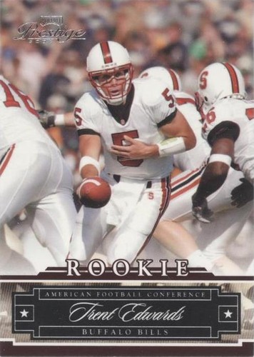 2007 Playoff Prestige Trent Edwards #201