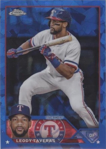 2023 Topps Chrome Update Series Sapphire Edition - Leody Taveras #USCS257