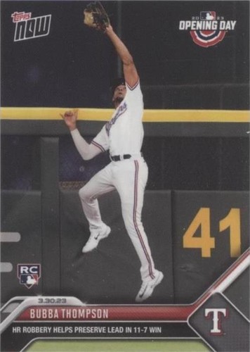 2023 Topps Now - Bubba Thompson #8