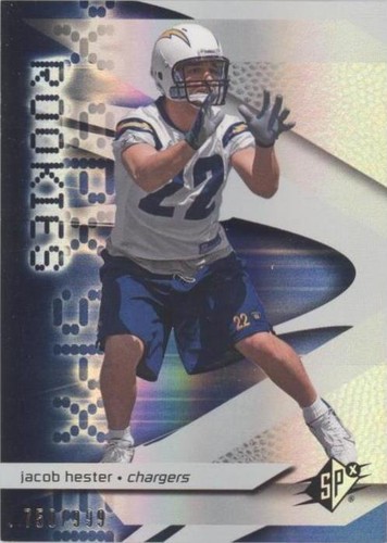 2008 SPx Jacob Hester #109