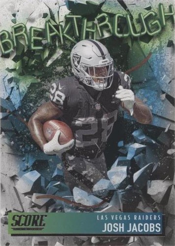 2021 Score Josh Jacobs #B4