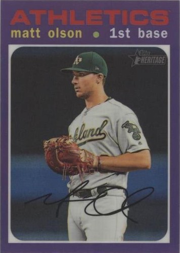 2020 Topps Heritage - Matt Olson #THC-407