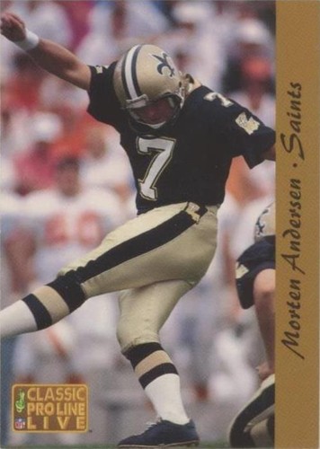 1993 Classic Pro Line Live Morten Andersen #176