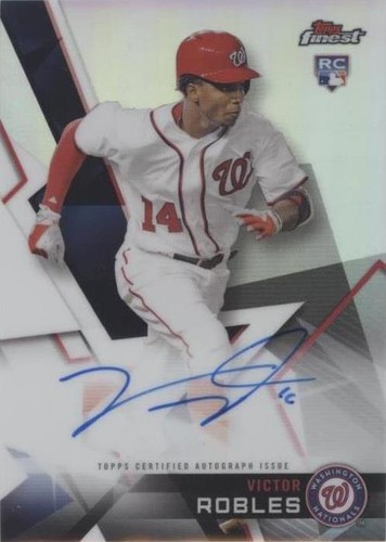 2018 Topps Finest - Victor Robles #FA-VR