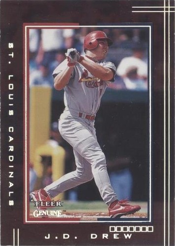 2002 Fleer Genuine - J.D. Drew #70