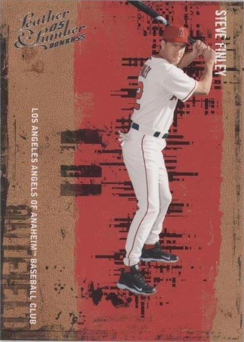 Donruss Leather & Lumber 2005 - Steve Finley #125