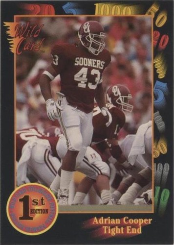 1991 Wild Card Draft Adrian Cooper #53