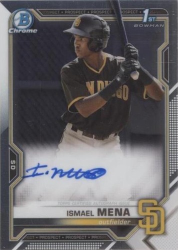 2021 Bowman - Ismael Mena #CPA-IM