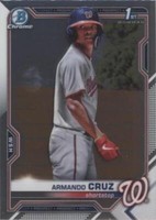 2021 Bowman Chrome - Armando Cruz #BCP-247
