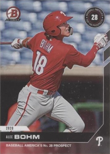 2020 Bowman Next Topps Now Baseball America's Top 100 Prospects - Alec Bohm #T6