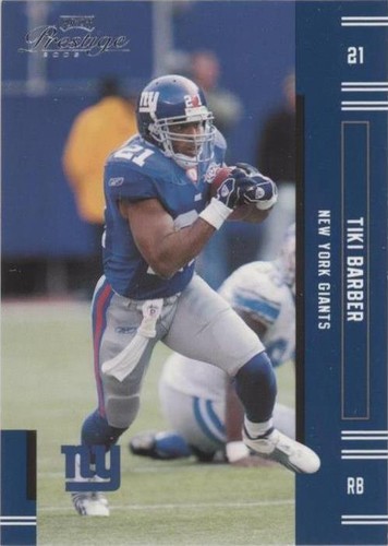 2005 Playoff Prestige Tiki Barber #92