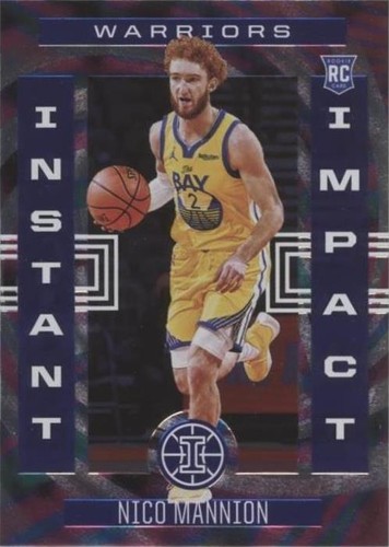 2020-21 Panini Mosaic Nico Mannion Rookie Golden State