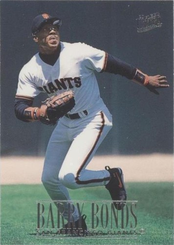 PSA 8 NM MINT 1996 ULTRA GOLD MEDALLION BARRY BONDS #290