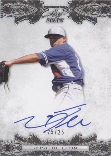 2015 Leaf Ultimate Draft - Jose De Leon #BA-JDL
