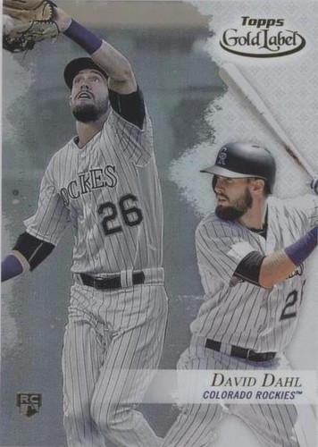 2017 Topps Gold Label - David Dahl #15
